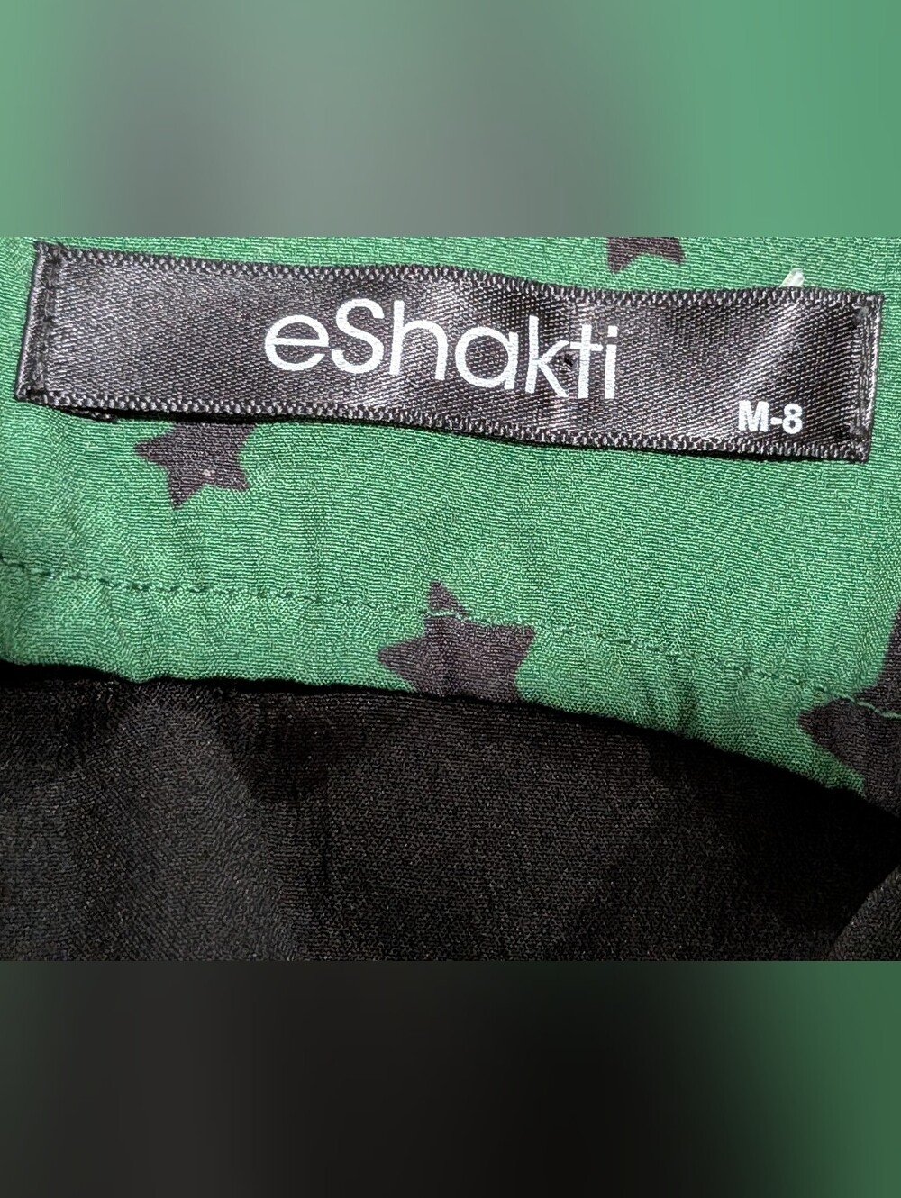 eshakti Green Star-Print Midi Dress - Picture 6 of 7